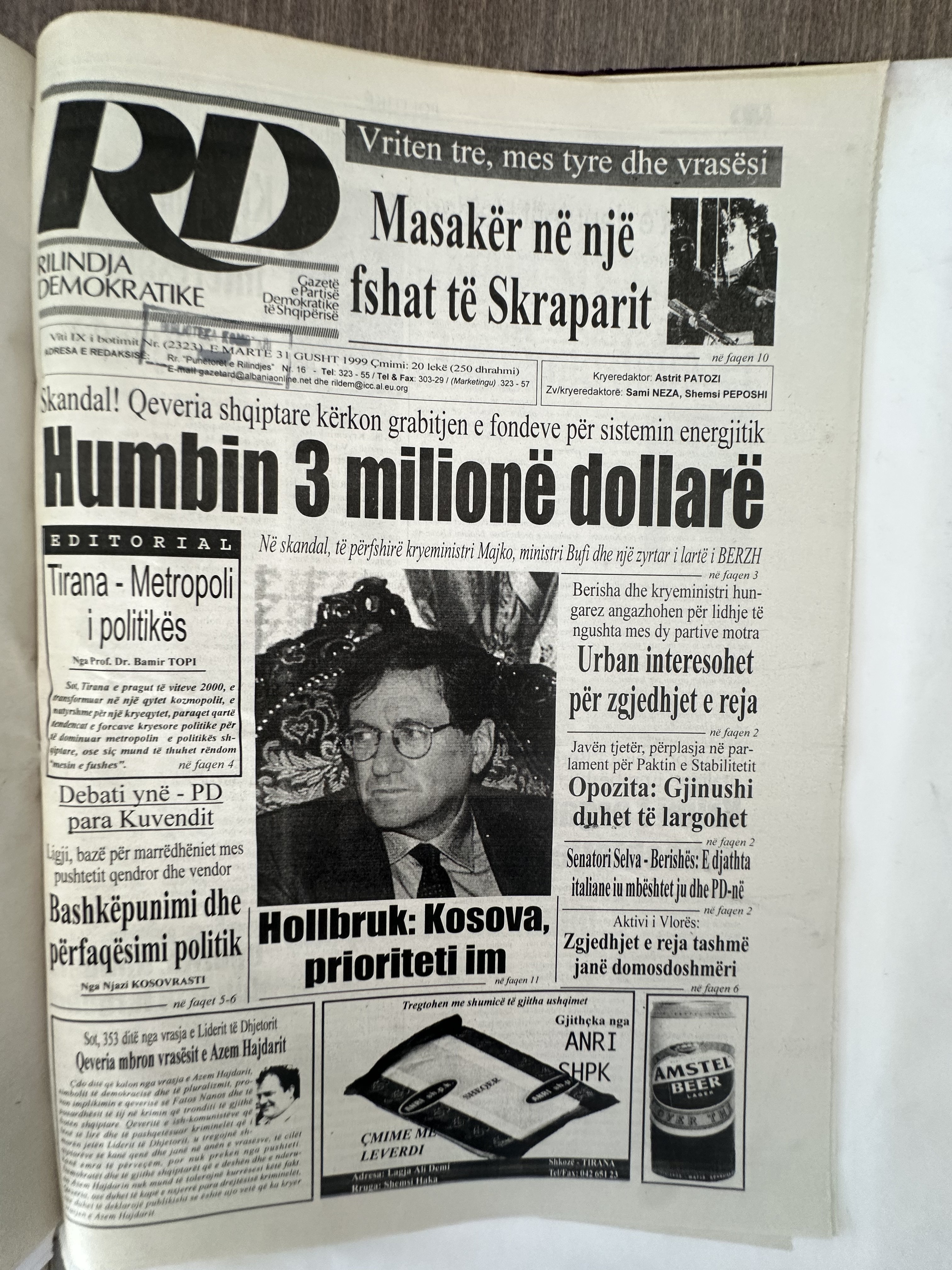 Rilindja Demokratike 1999-08-31
